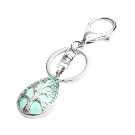 Tree Of Life Lobster Clasp Loop Keychain Gemstone Pendant Keyring DIY Pendant Tree Of Life Lobster Clasp Loop Keychain Gemstone Pendant Keyring DIY Pendant